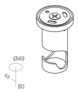 Soporte techo